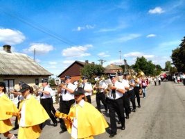 Gminne dożynki w Olesznie - rok 2005