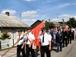 Gminne dożynki w Olesznie - rok 2005