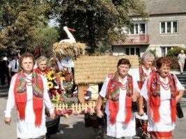 Gminne dożynki w Olesznie - rok 2005