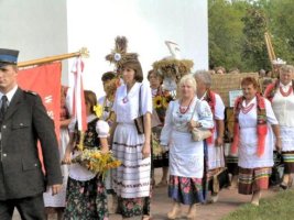 Gminne dożynki w Olesznie - rok 2005