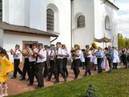 Gminne dożynki w Olesznie - rok 2005