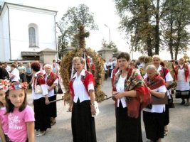 Gminne dożynki w Olesznie - rok 2005