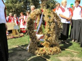 Gminne dożynki w Olesznie - rok 2005