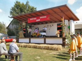 Gminne dożynki w Olesznie - rok 2005
