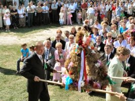 Gminne dożynki w Olesznie - rok 2005