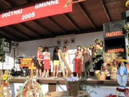 Gminne dożynki w Olesznie - rok 2005