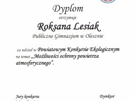 Dyplomy - rok szkolny 2015/2016
