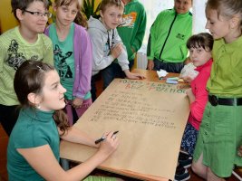 Dzień bez Przemocy w klasie czwartej 2012