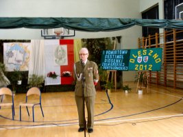 I Powiatowy Festiwal Piosenki Żołnierskiej i Partyzanckiej - rok 2012