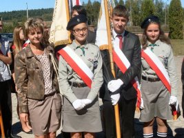 Uroczystość patriotyczna w Kajetanowie
