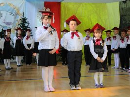 Ślubowanie pierwszoklasistów - rok 2012
