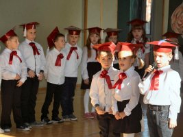 Ślubowanie pierwszoklasistów - rok 2015
