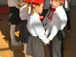 Ślubowanie pierwszoklasistów - rok 2015