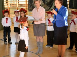 Ślubowanie pierwszoklasistów - rok 2015