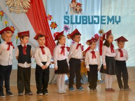 Ślubowanie pierwszoklasistów - rok 2015