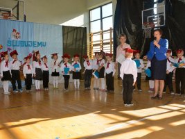 Ślubowanie pierwszoklasistów - rok 2015