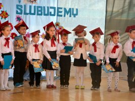 Ślubowanie pierwszoklasistów - rok 2015