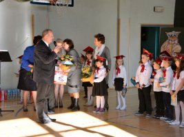 Ślubowanie pierwszoklasistów - rok 2015