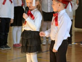 Ślubowanie pierwszoklasistów - rok 2015