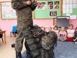 Spotkanie przedszkolaków z żołnierzem 2018