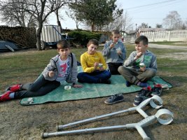 Klasa czwarta z wizytą u Sebastiana