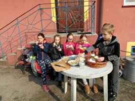 Klasa czwarta z wizytą u Sebastiana