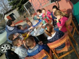 Klasa czwarta z wizytą u Sebastiana